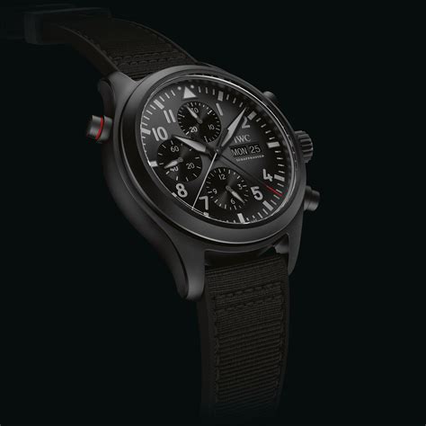 iwc doppia corona|Pilot’s Watch Double Chronograph TOP GUN Ceratanium®.